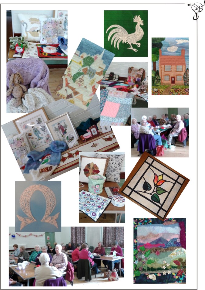 A few examples of the fabulous craft work on display at the Community Craft gathering.