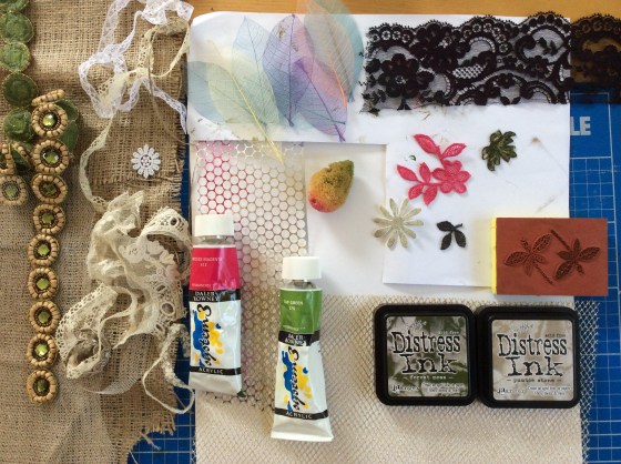 The various items used was the same for all of the pictures.