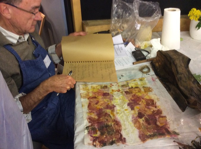 Clive got a colourful result using onion skins