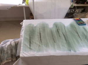 Coloured with Procian and Inktense.....prior to burning!