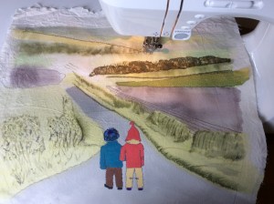 Working on the WAW quilt