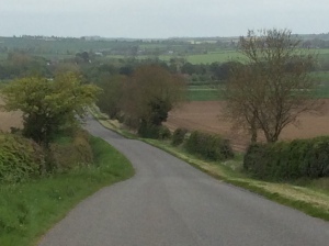 Photograph taken from the A158 on the edge of the Lincolnshire Wolds
