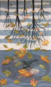 Three Worlds Art Quilt