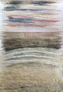 Art Quilt with the theme “Escape”